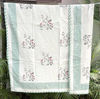 Rabbit Hand Block Baby Quilt