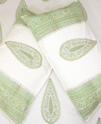 Hari Pankhudi Bedsheet with 2 Pillow Cover Sets - 280TC - Moriyo Decor