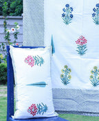 Red Chameli Bedsheet with 2 Pillow Cover Set - 280TC - Moriyo Decor