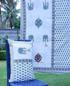 Hara Gulistaan Bedsheet with 2 Pillow Cover Set - 220TC - Moriyo Decor