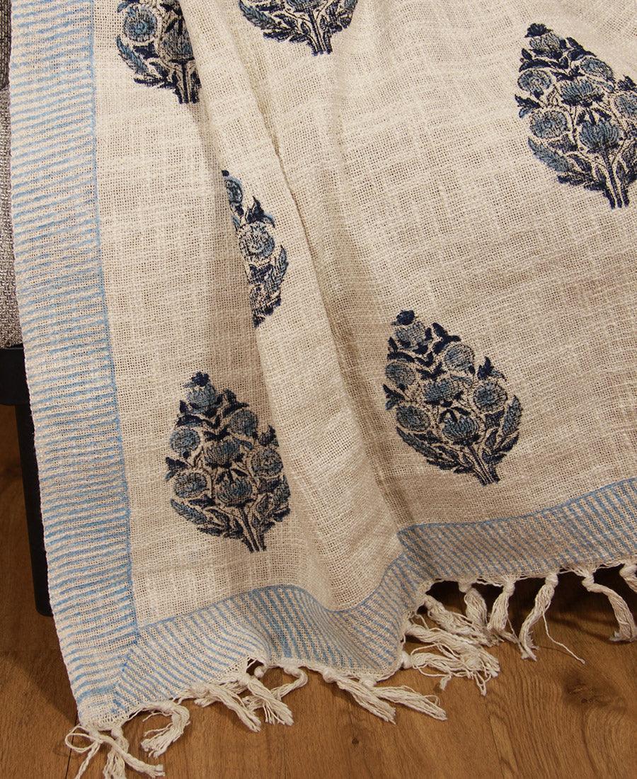 Neela Jatropha Sofa Throw - Moriyo Decor