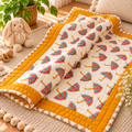 Umbrella Hand Block Baby Quilt