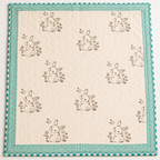 Rabbit Hand Block Baby Quilt