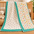 Butterfly Hand Block Baby Quilt