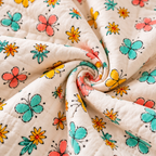Butterfly Hand Block Baby Quilt