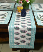 Rangeen Paisley Hand Block Cotton Canvas Table Mat