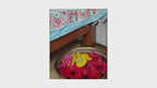 Paisley on Blue Hand Block Bedsheet with 2 Pillow Cover Set - 320TC