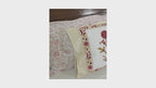 Pink Suryamukhi Hand Block Bedsheet with 2 Pillow Cover Set - 220TC