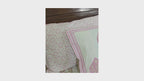 Gulaabi Kusum Hand Block Bedsheet with 2 Pillow Cover Set - 220TC