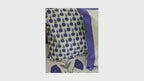 Violet & Red Marigold Hand Block Bedsheet with 2 Pillow Cover Set - 320 TC