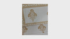 Royal Gold Marigold Hand Block Bedsheet with 2 Pillow Cover Set - 220TC